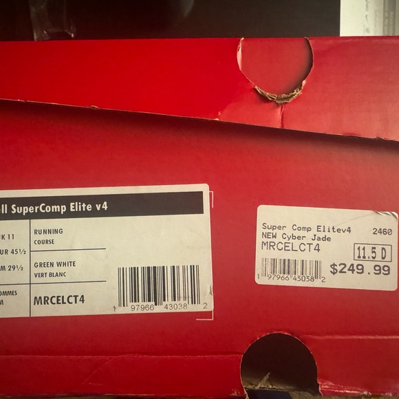 Barely worn New Balance Supercomp Elite v4 - Picture 3 of 4